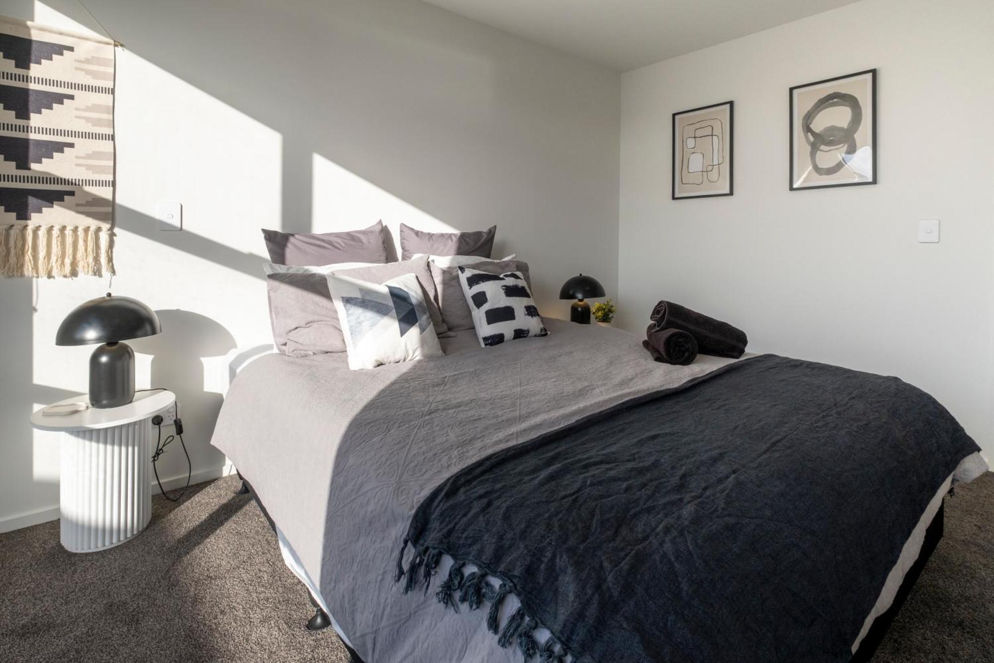 Luxury 2 Bed Townhome In Cbd Christchurch Exteriér fotografie