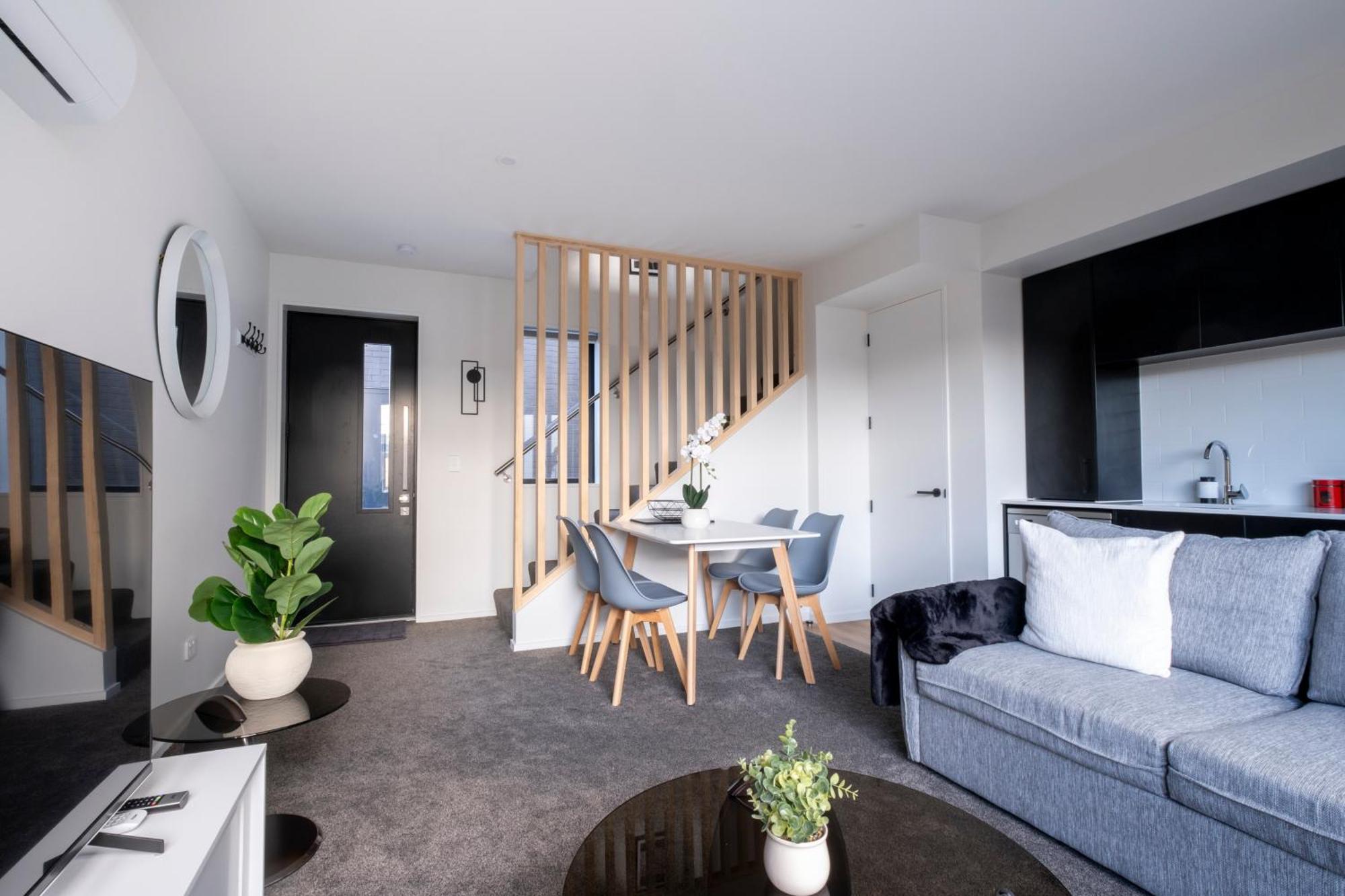 Luxury 2 Bed Townhome In Cbd Christchurch Exteriér fotografie