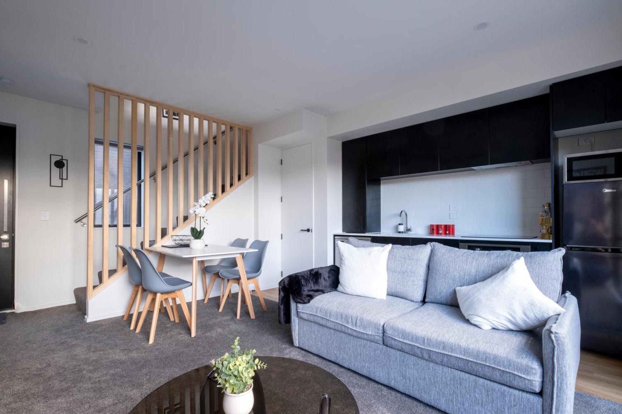 Luxury 2 Bed Townhome In Cbd Christchurch Exteriér fotografie